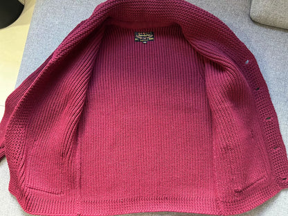 Joe McCoy Wool Sweater in Burgundy