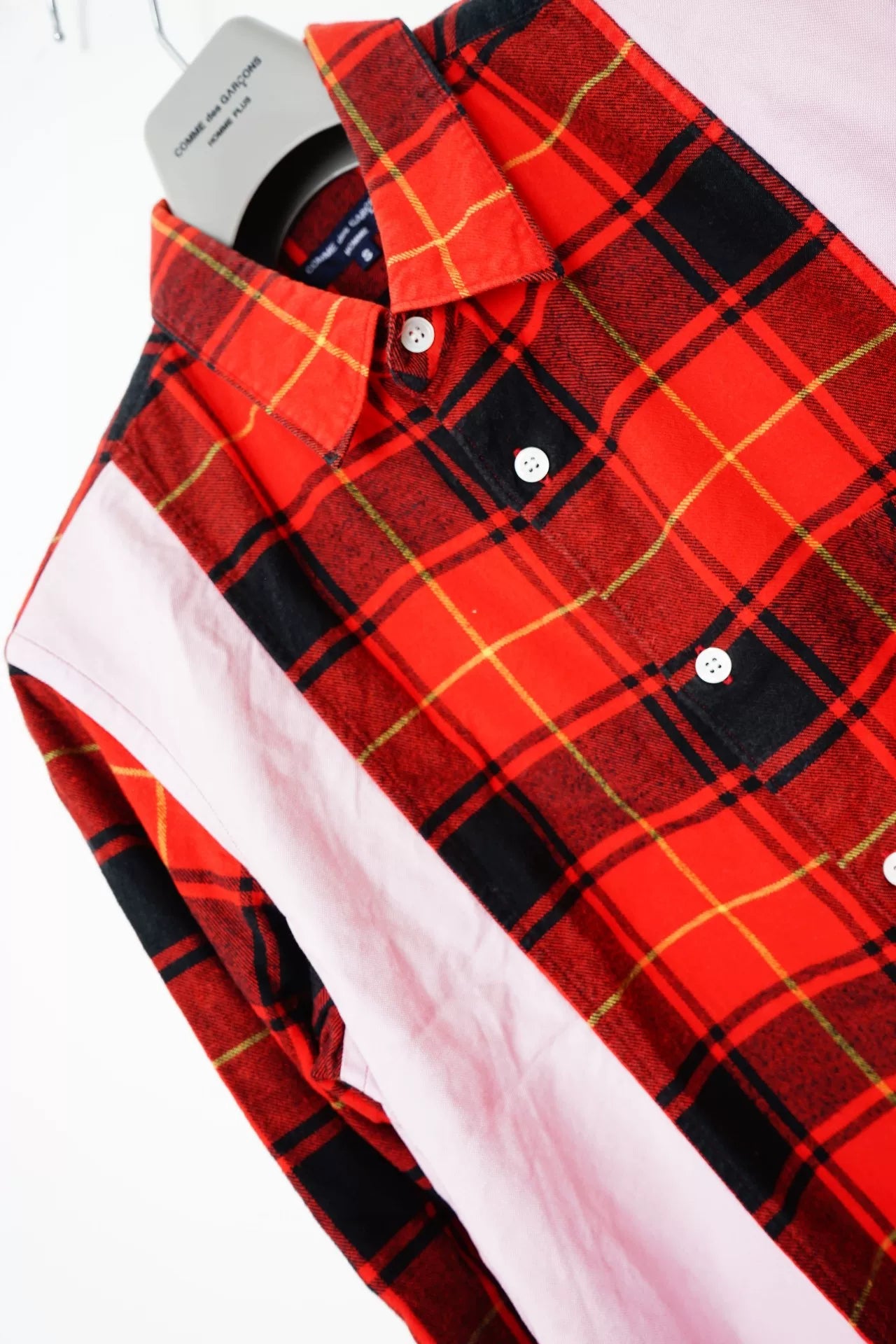 Comme des Garçons Patchwork Vintage Plaid Shirt