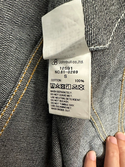 rare johnbull denim jacket made in japan