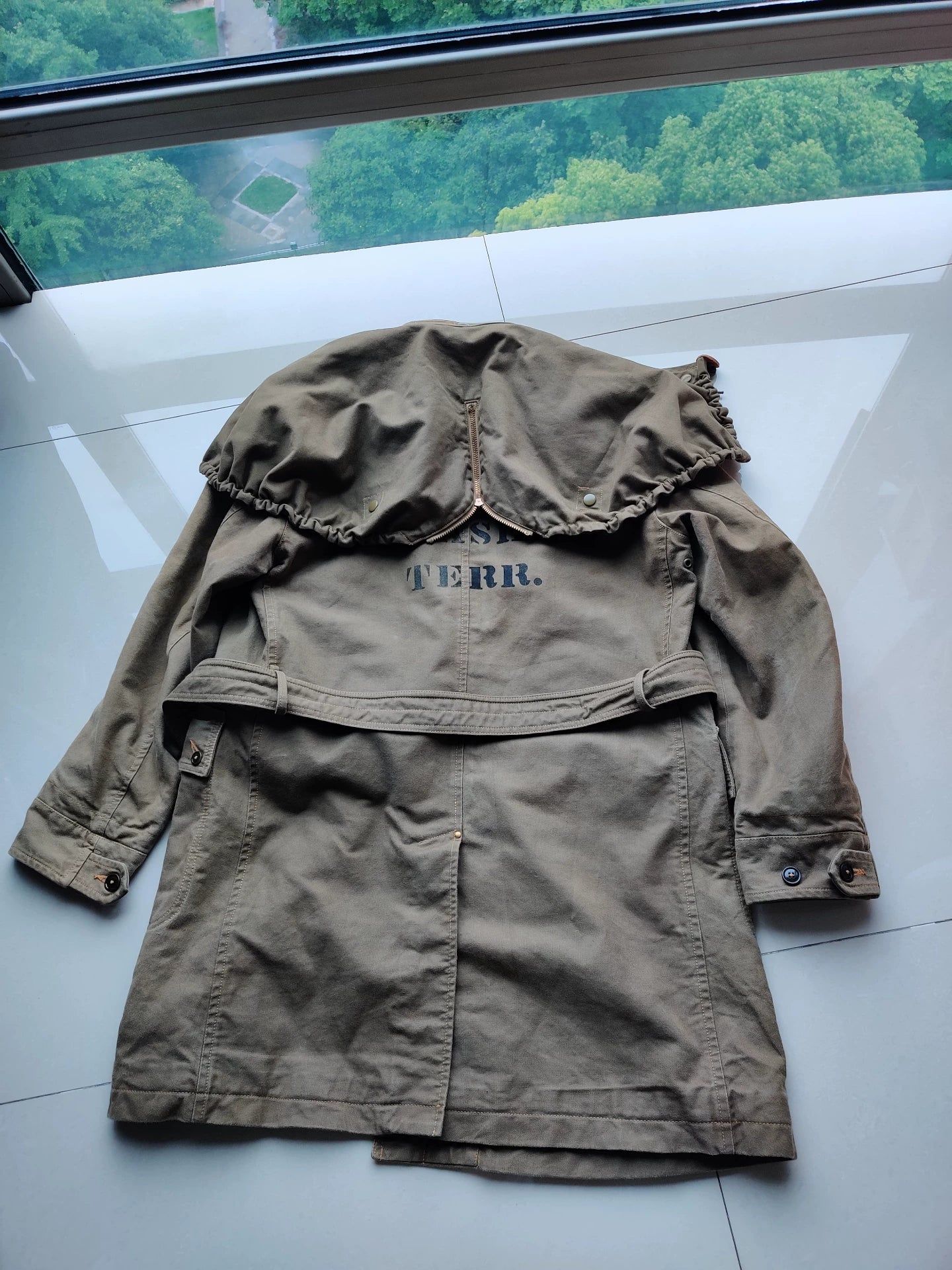 freewheelers limited trench coat size small