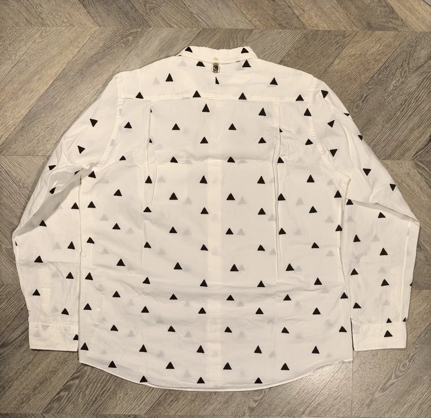 visvim lungta shirt with triangle embroidery