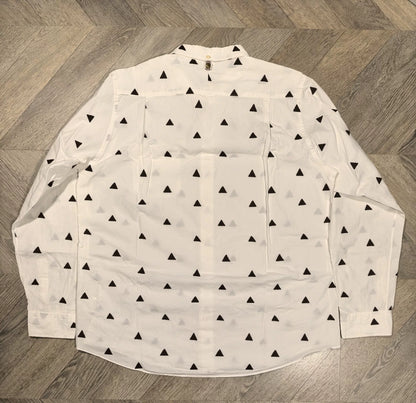 visvim lungta shirt with triangle embroidery