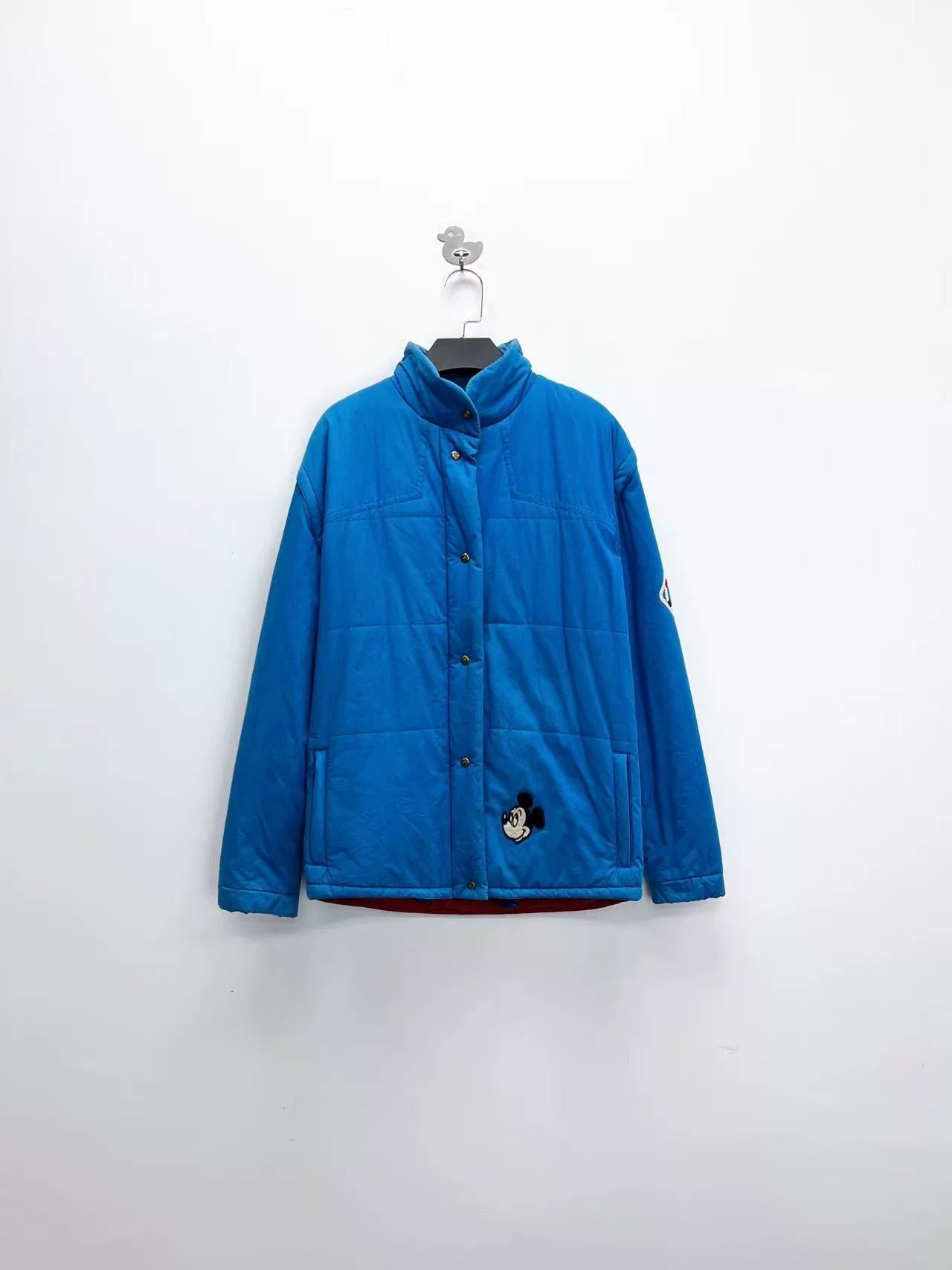 gucci x disney blue embroidered jacket