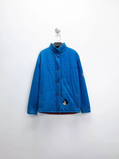 gucci x disney blue embroidered jacket