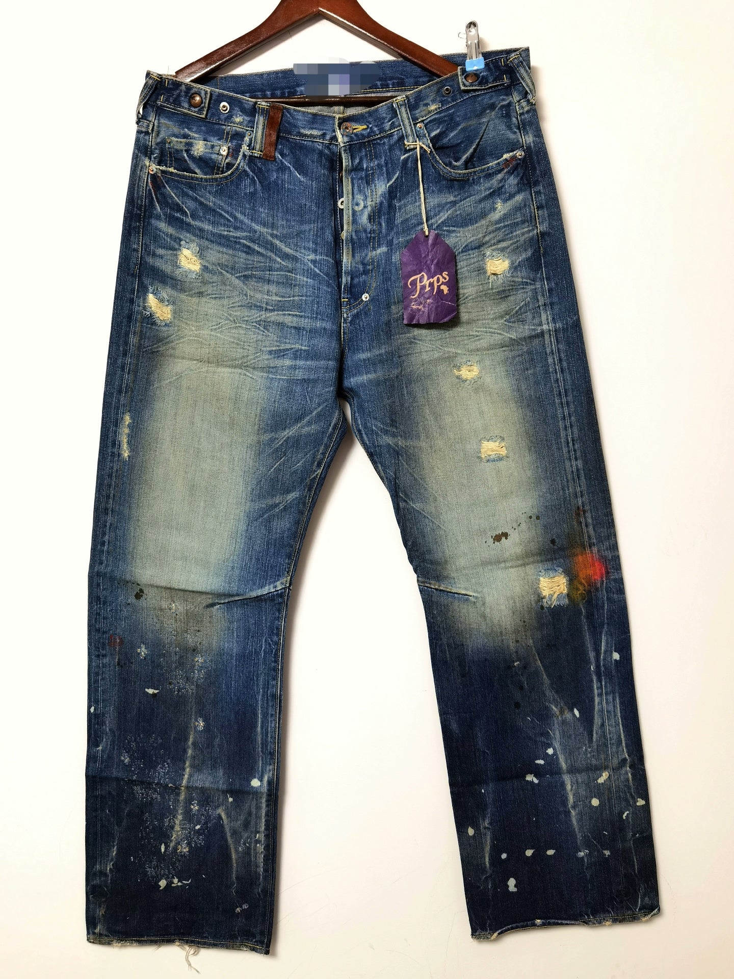 Purple Product Straight Wide-Leg Jeans