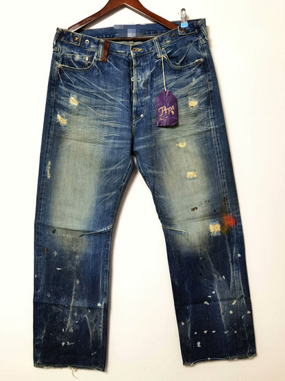 Purple Product Straight Wide-Leg Jeans