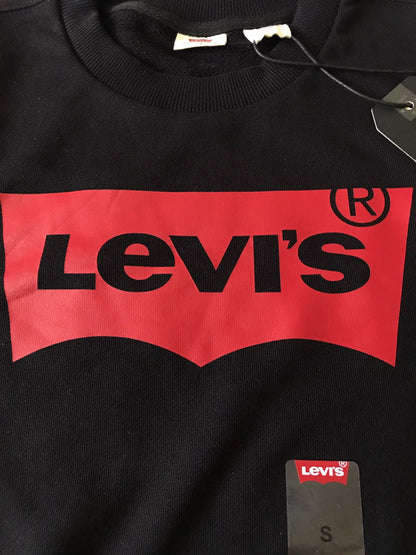 Levi's Logo Pullover Sweatshirt Black S