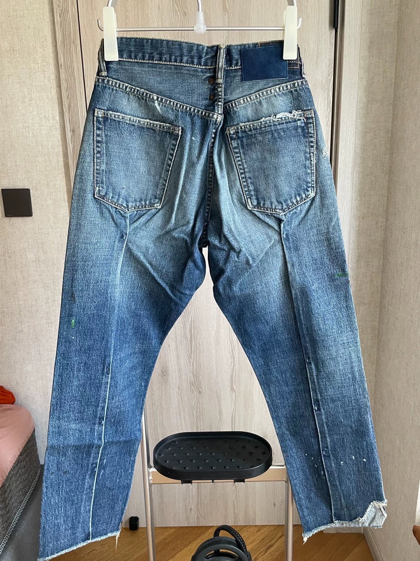 VISVIM JOURNEYMAN PANTS TACKED CRASH