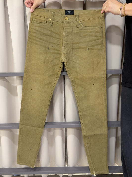 Fear of God Olive Green Denim Pants