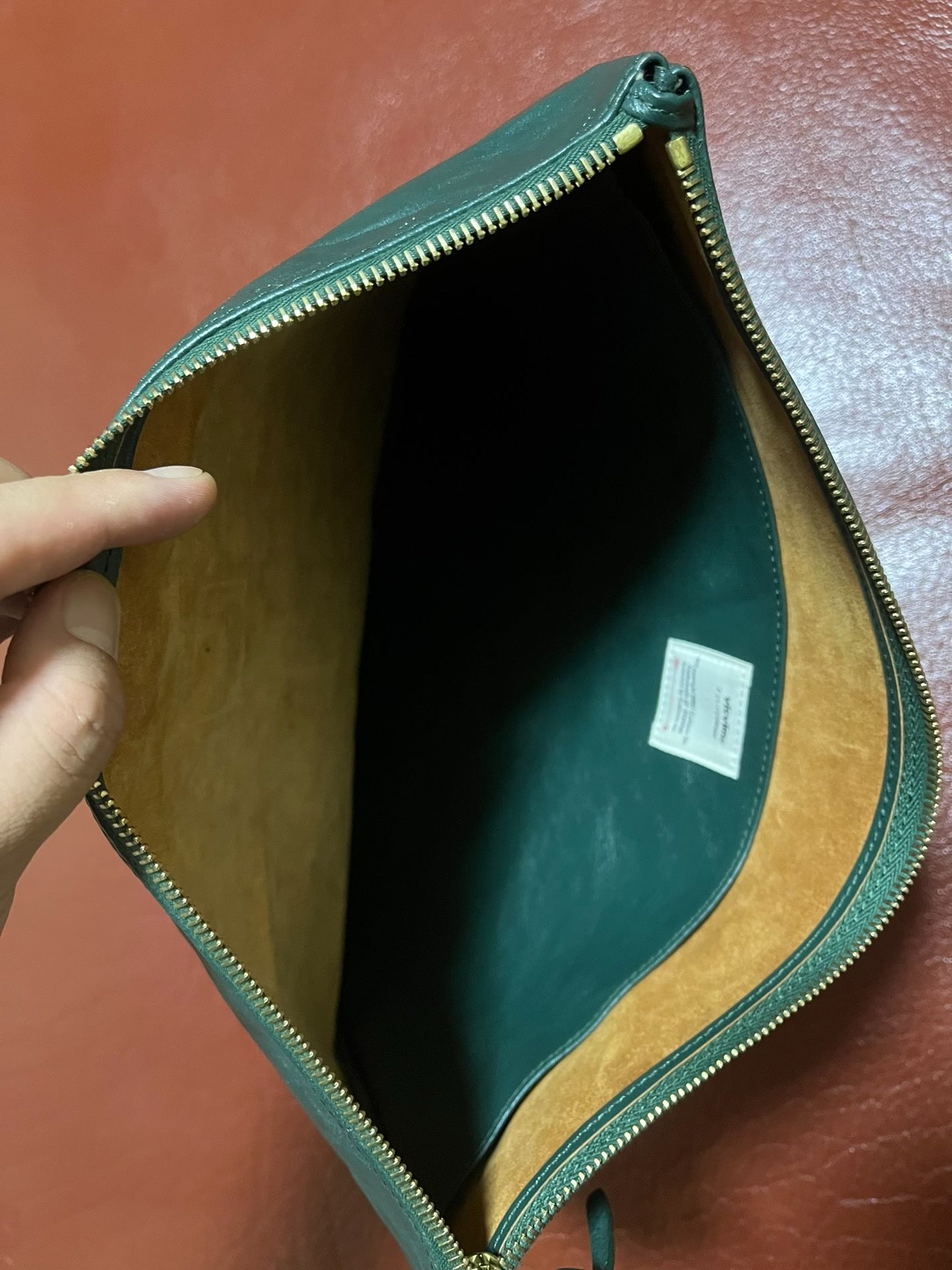 visvim Leather Clutch Handbag