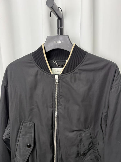 Dries Van Noten Back Zip Bomber Jacket