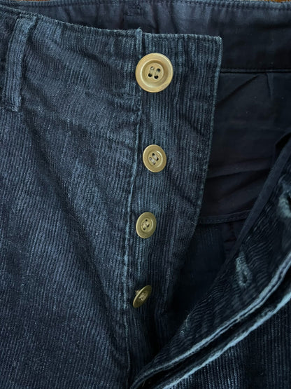 visvim 2017 plant-dyed corduroy shorts