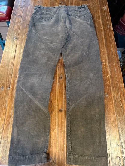 RRL Dark Brown Corduroy Cargo Pants