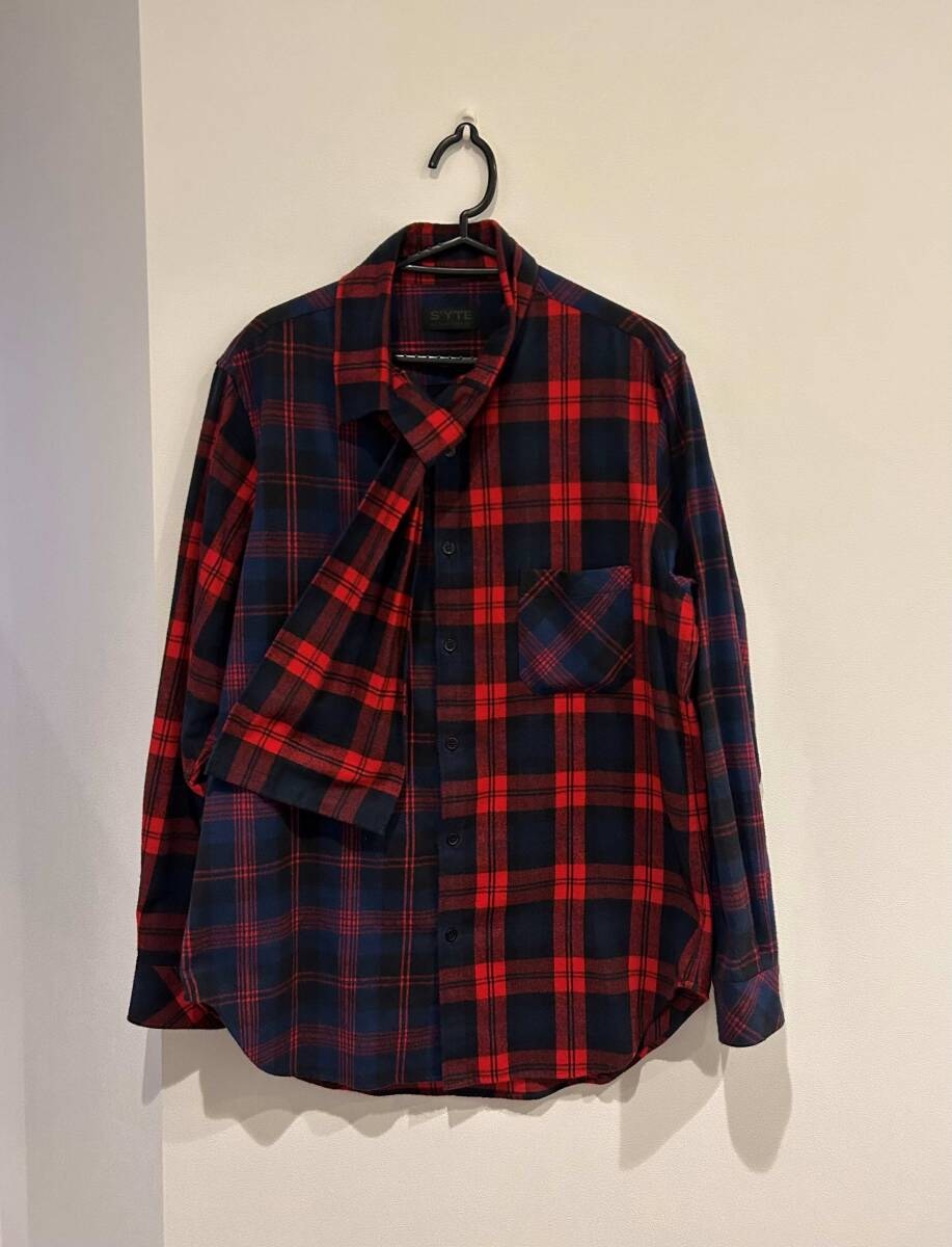 Yohji Yamamoto Syte Flannel Scarf Shirt