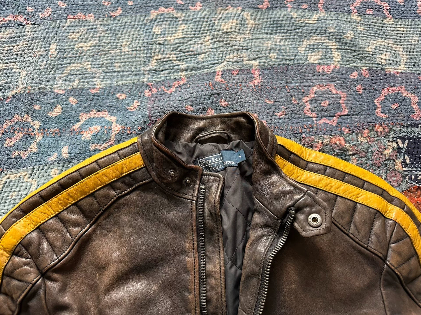 raloh lauren motorcycle leather jacket