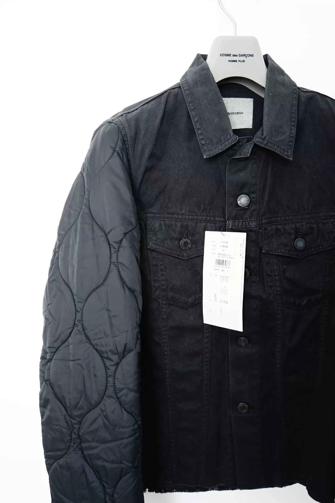 Undercover Patchwork Sleeve Denim Jacket