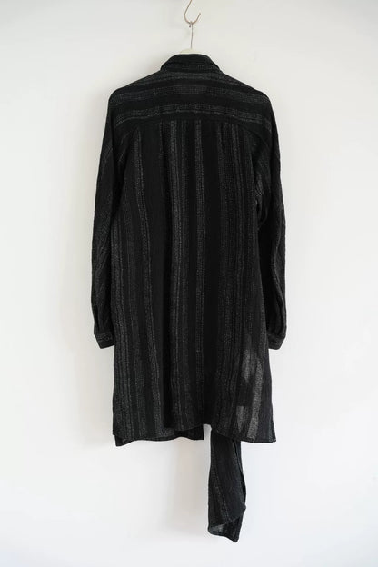 yohji yamamoto twisted long shirt