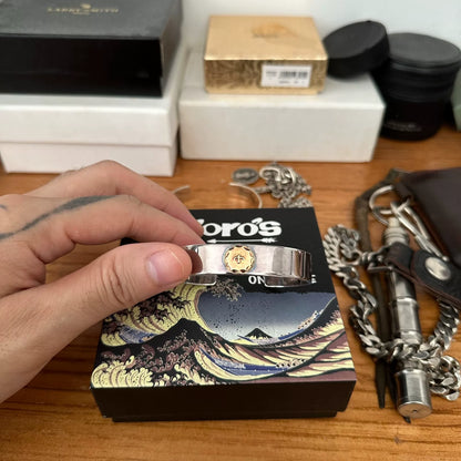 goros bracelet with colorful oxidation design