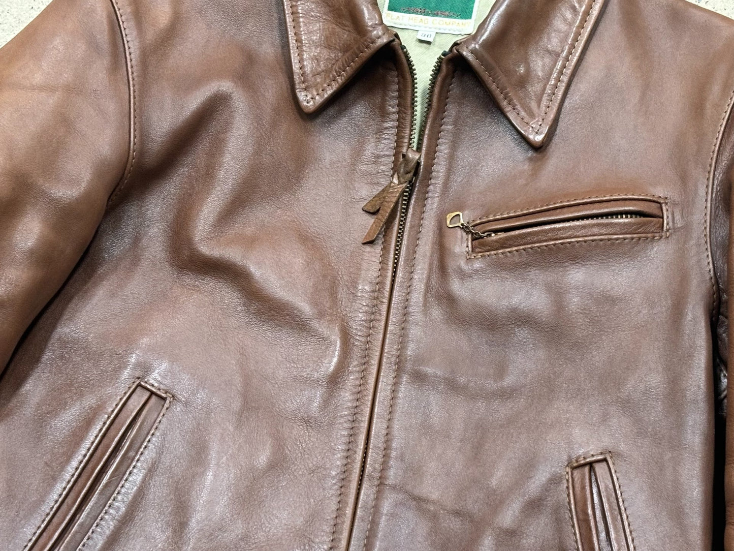 The Flat Head Horsehide Leather Jacket
