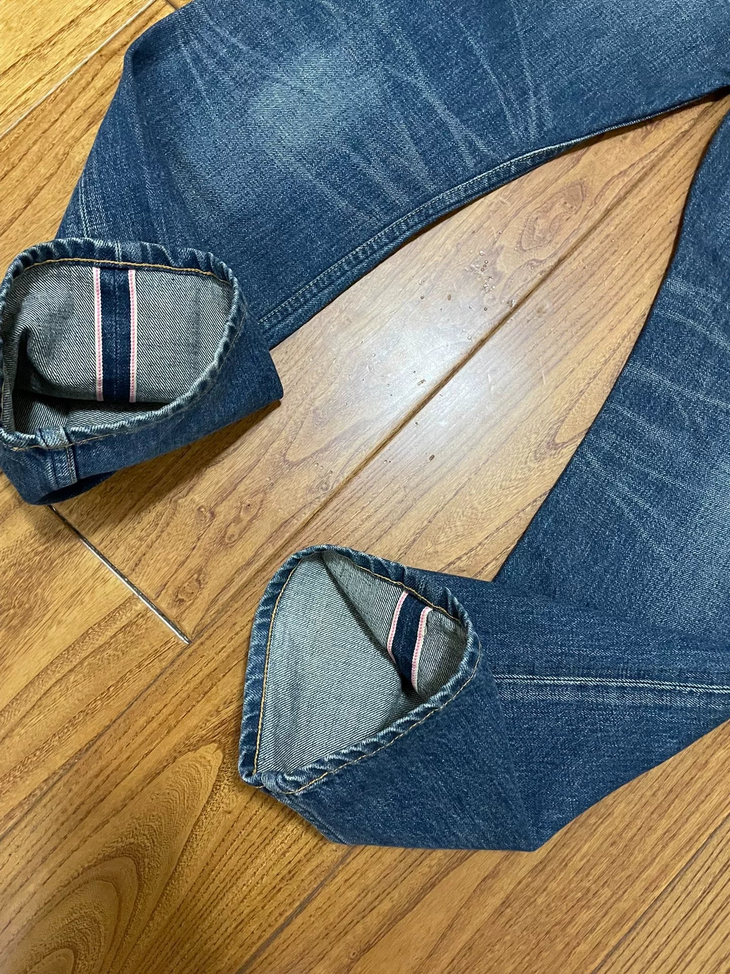 levis fenom disco distressed denim pants