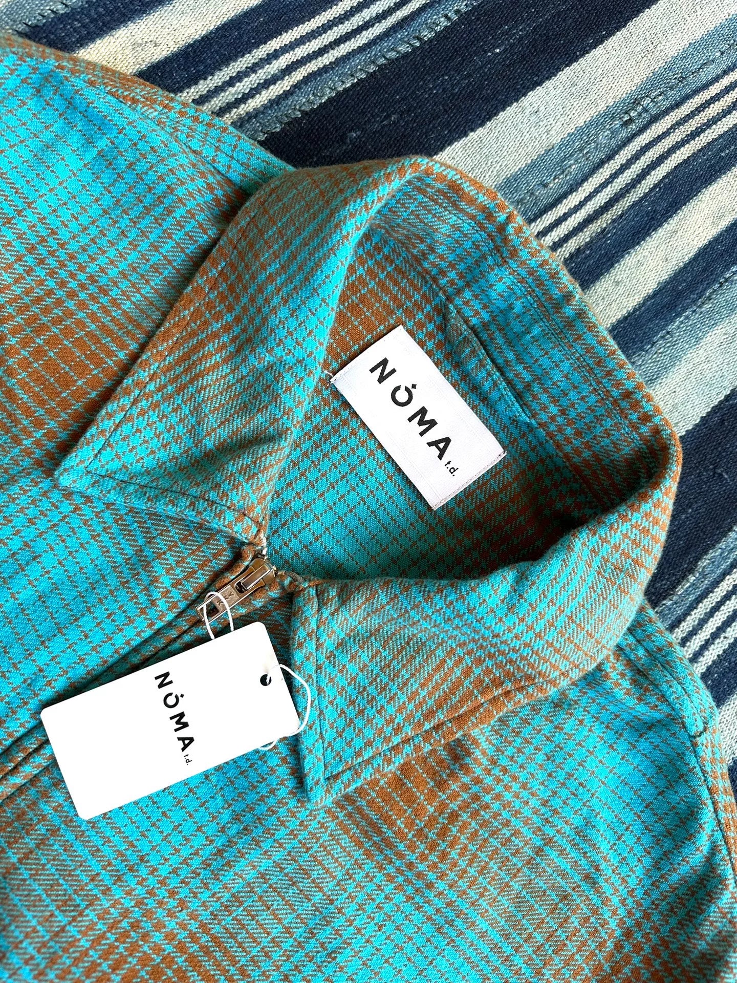 ombre plaid blouson jacket from noma t.d.