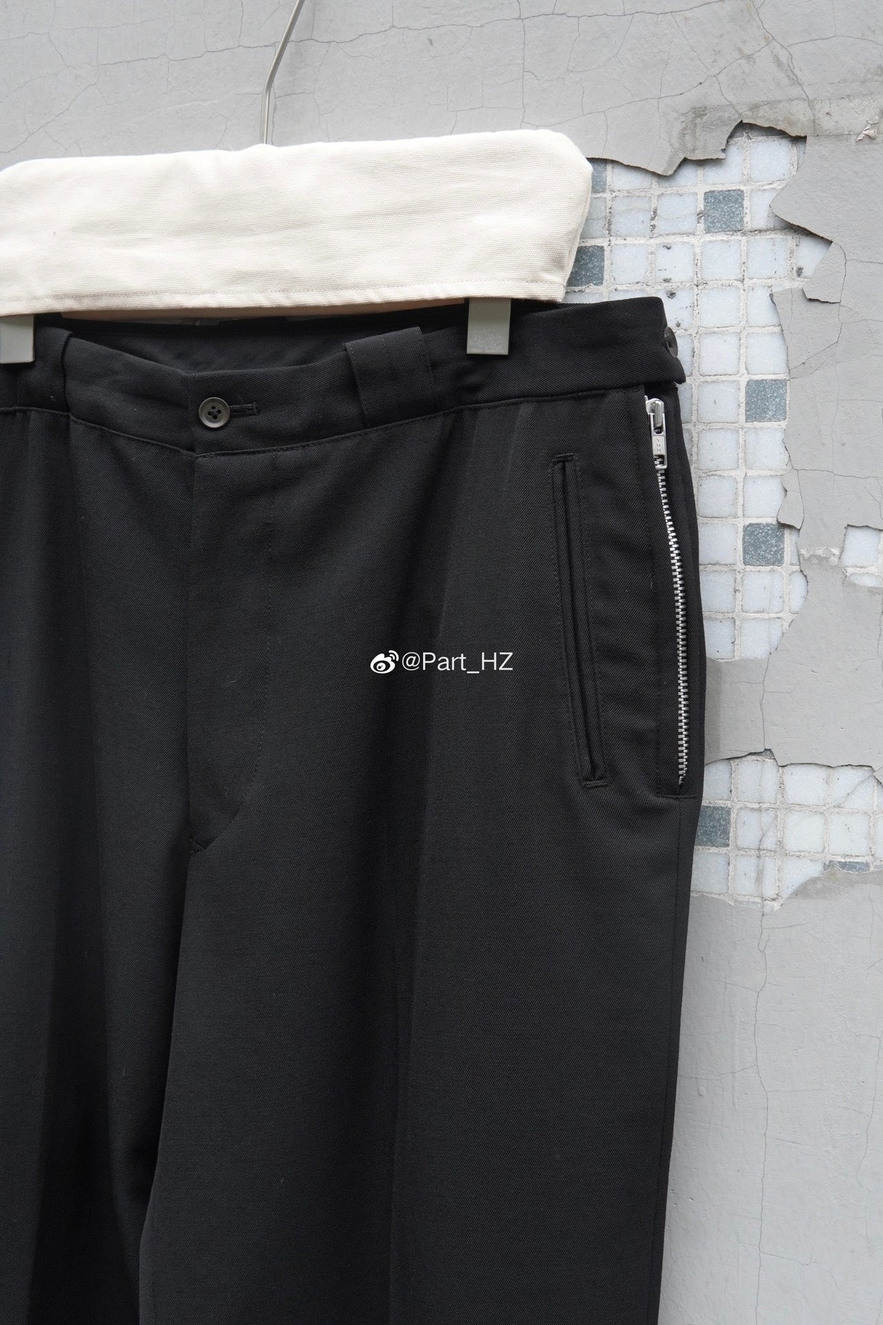 Yohji Yamamoto Pour Homme A/W 2004 Zip Wool Trousers