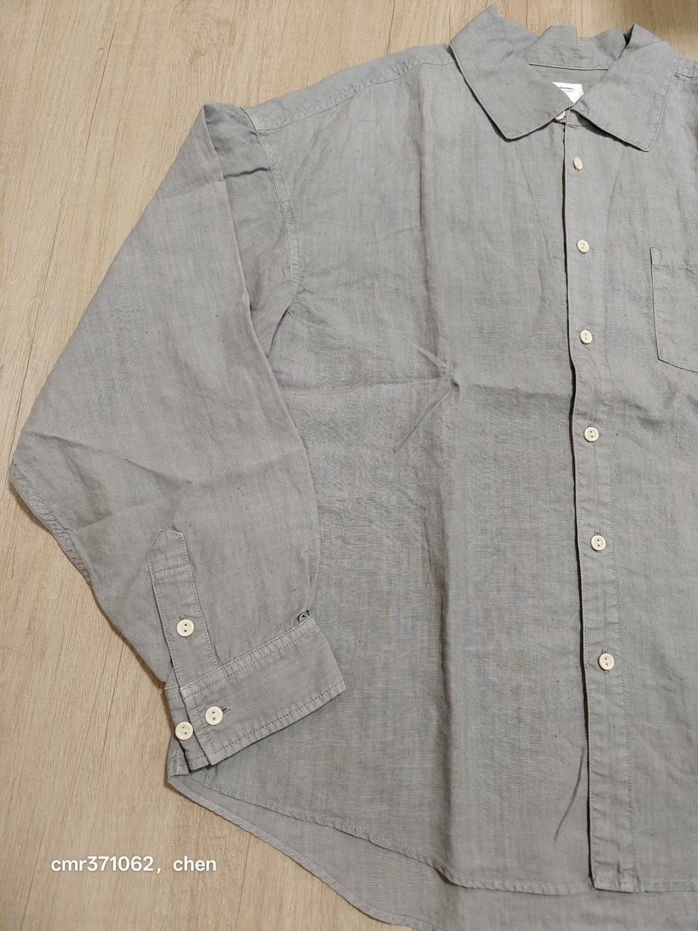 VISVIM 23SS PALMER SHIRT L/S DMGD LINEN