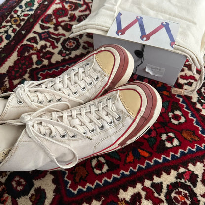 visvim skagway hi canvas shoes size 8