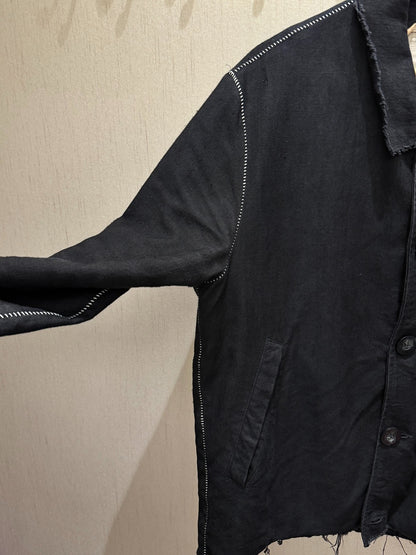 By Walid Washed Vintage Linen Photographer Jacket