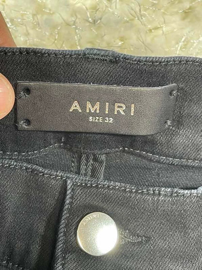 amiri cracked pink leather mx1 pants