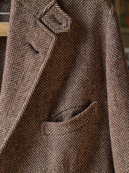 Ralph Lauren 1990s Country Knit Leather Suit