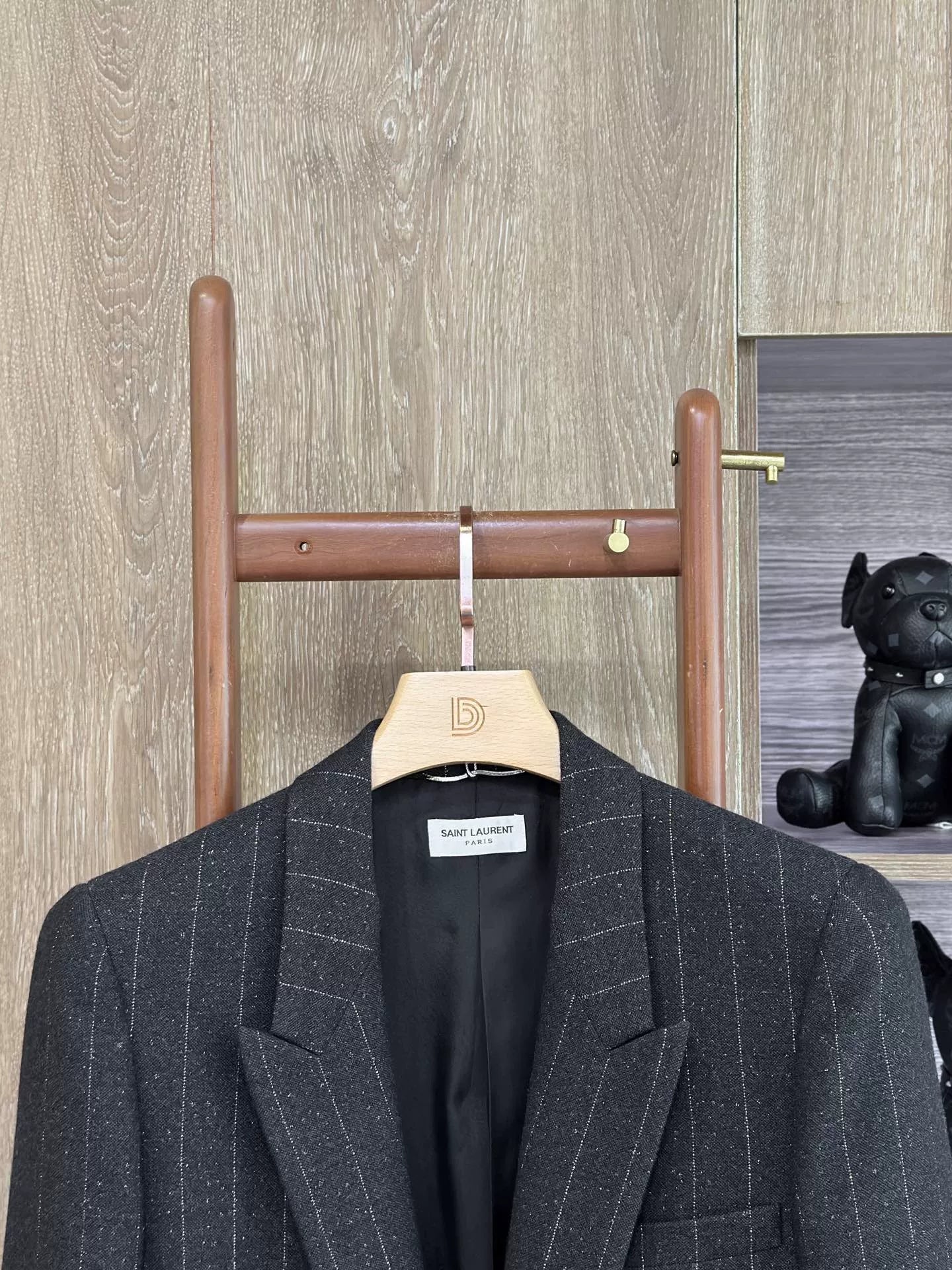 SAINT LAURENT Structured Pinstripe Blazer