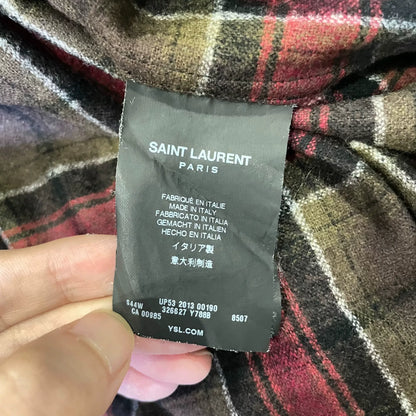 Saint Laurent FW13 Plaid Shirt