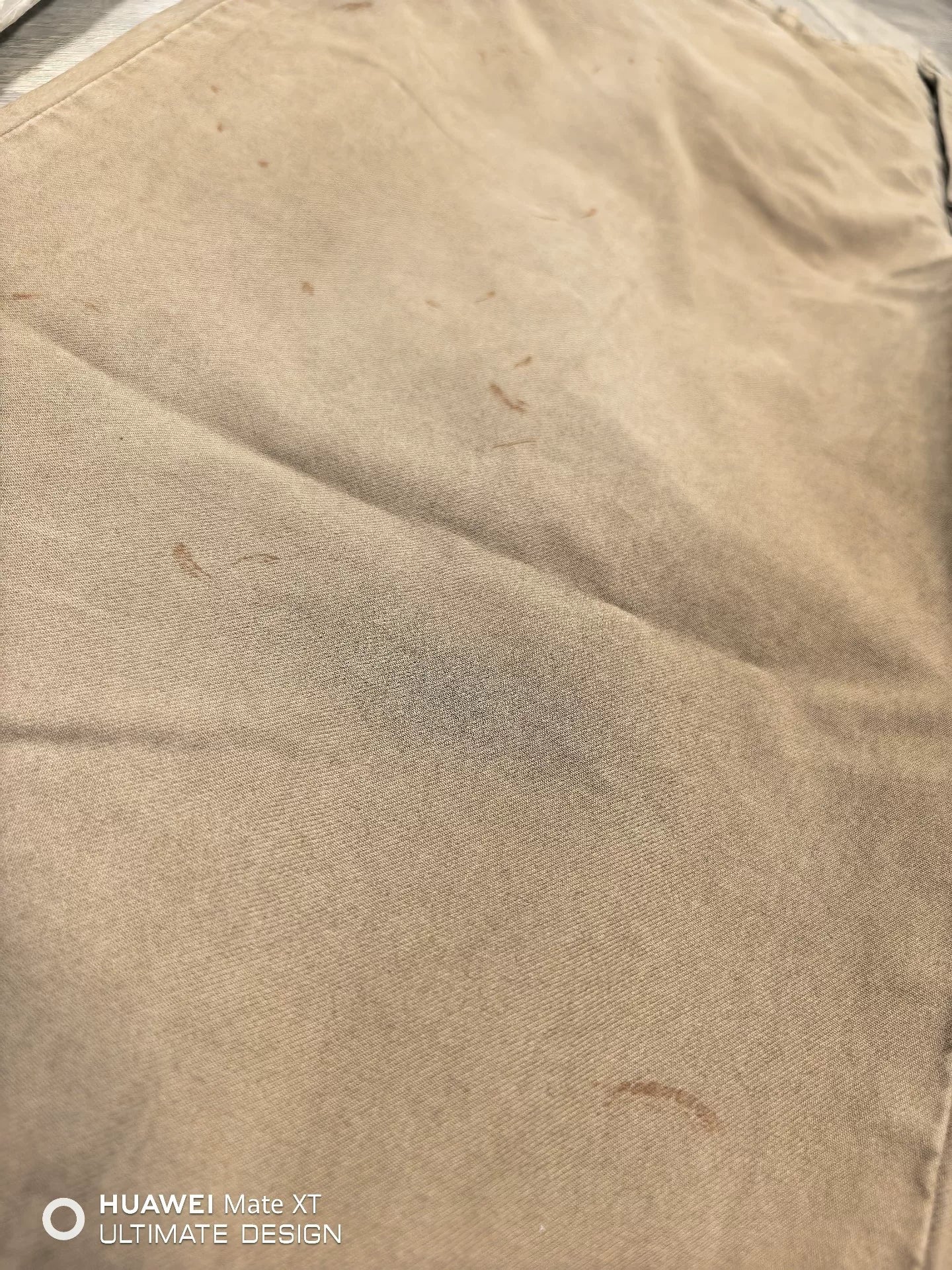 visvim chino pants with hand-painted details