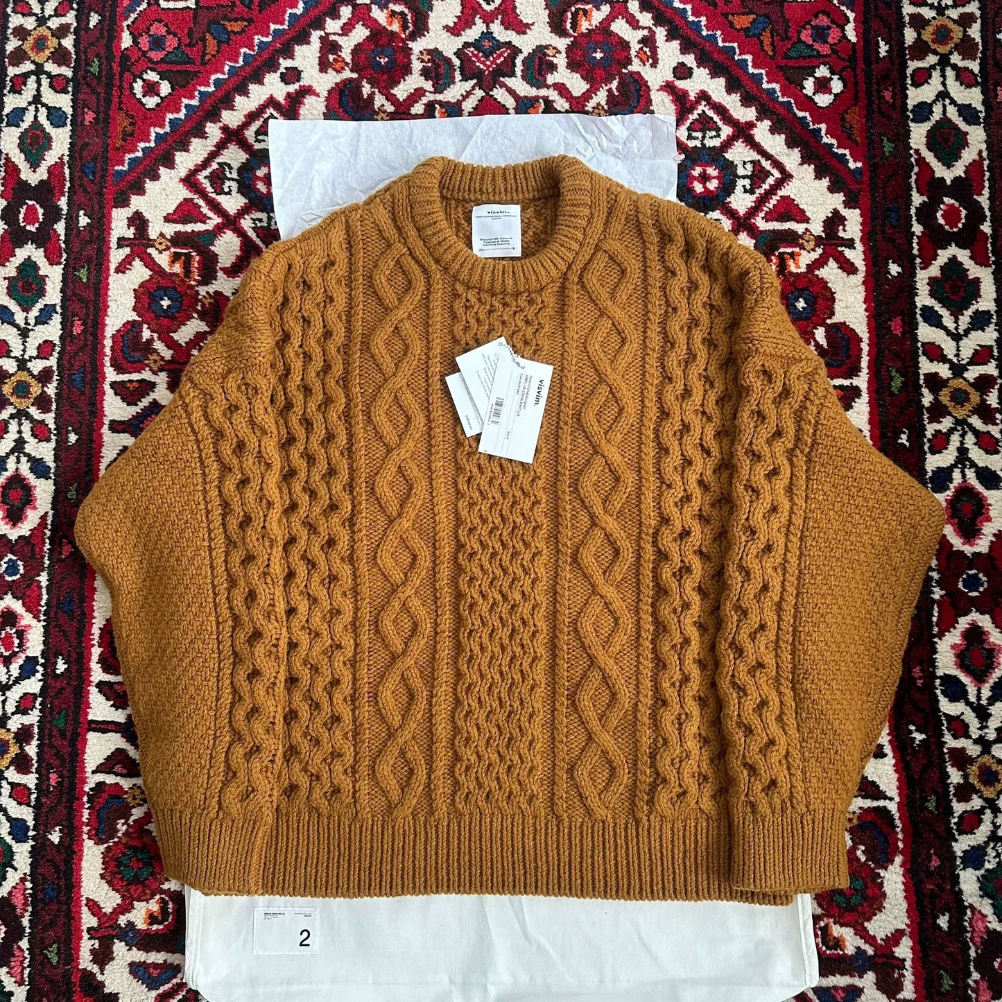 visvim amplus crew knit sweater for sale