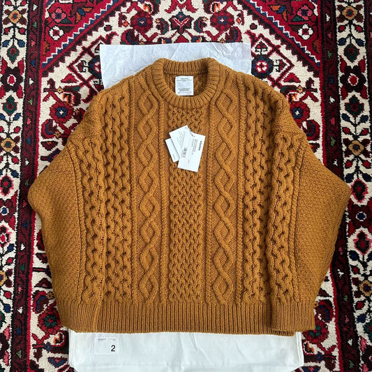 visvim amplus crew knit sweater for sale