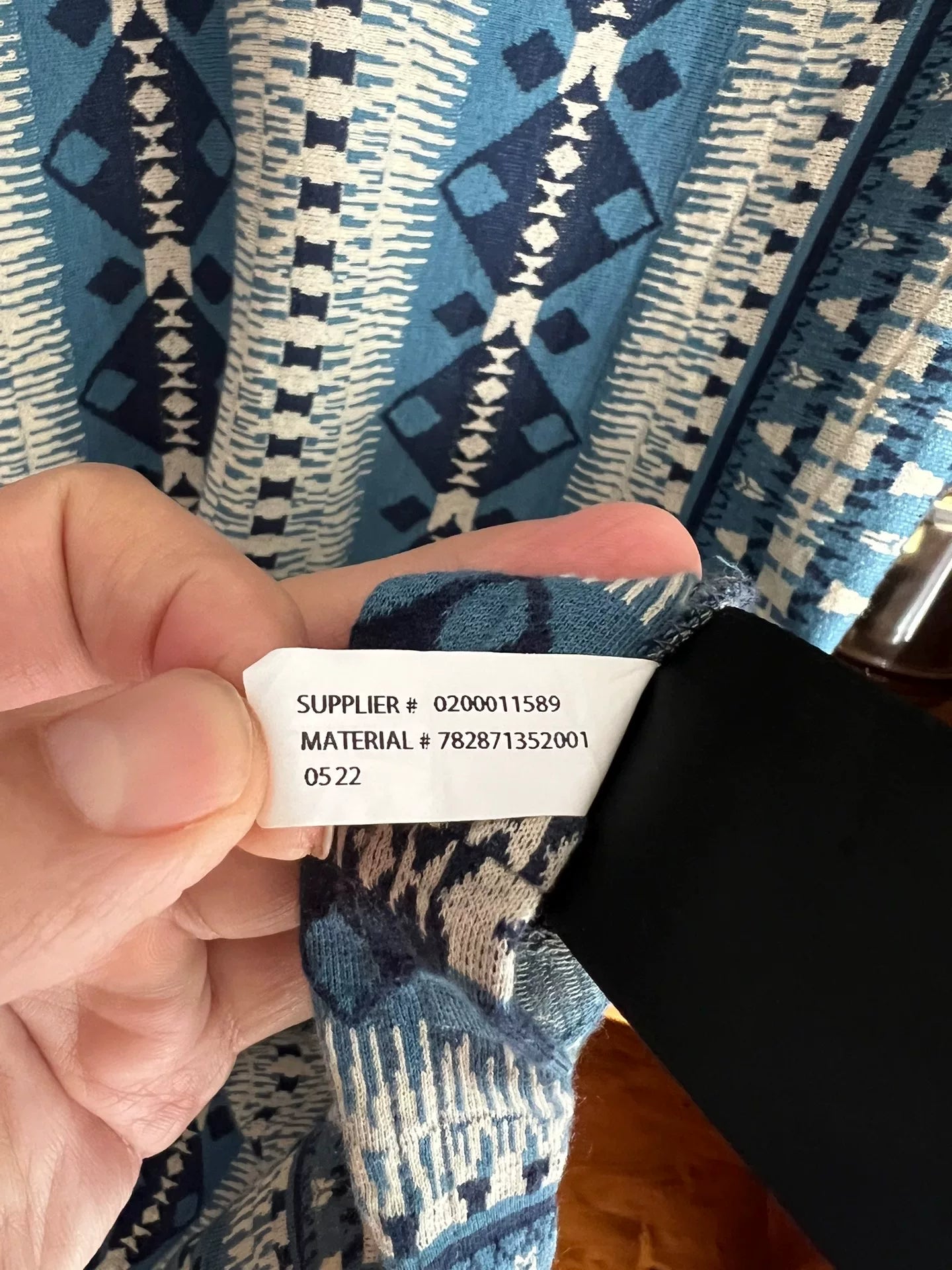 vintage southwestern print short sleeve henley