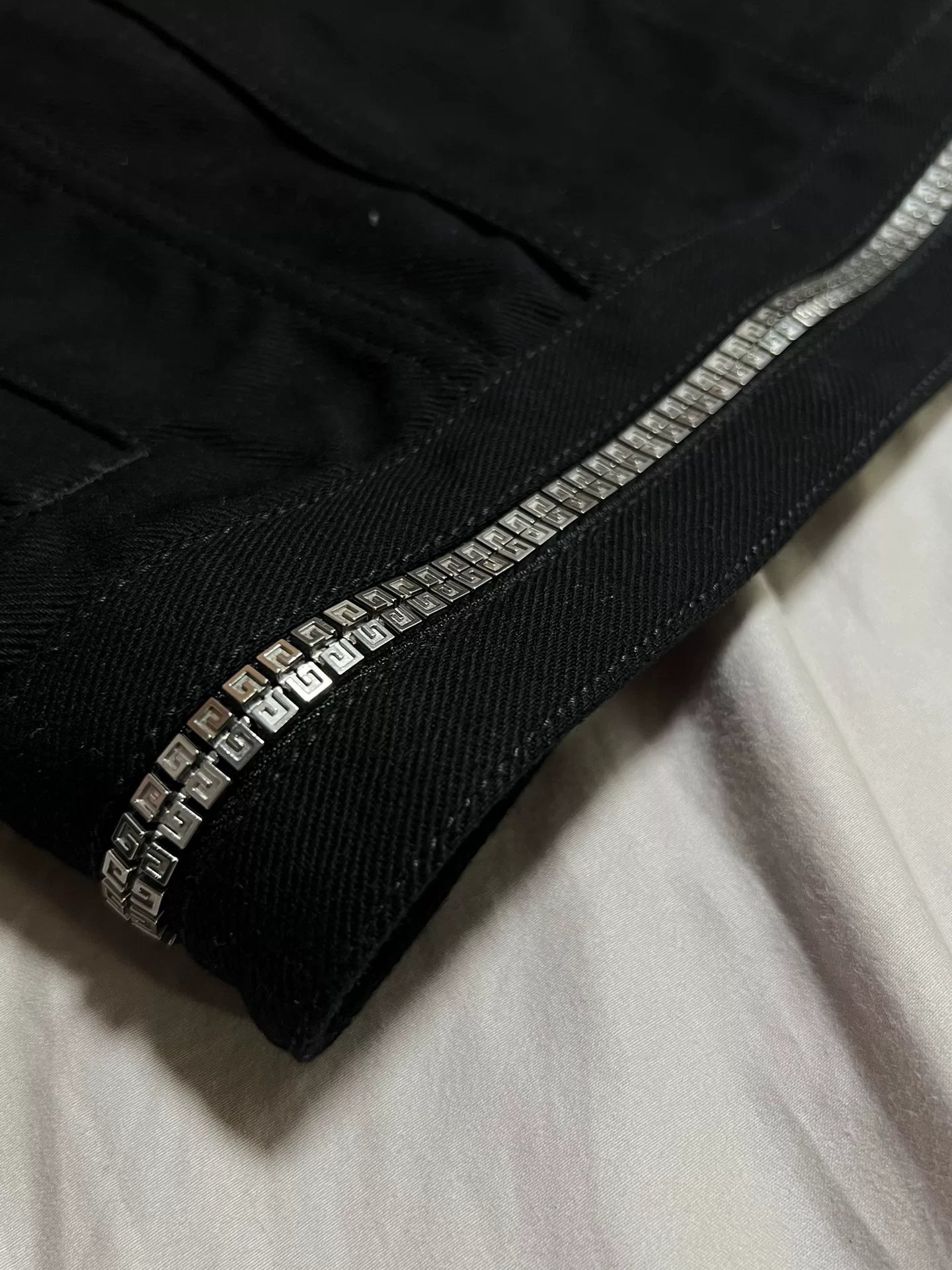 Givenchy SS22 Black Logo Button Jacket