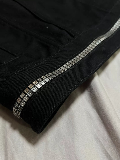 Givenchy SS22 Black Logo Button Jacket