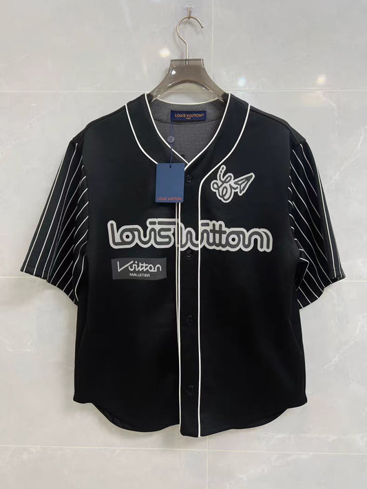 Louis vuitton SS23 strip baseball tee Size S