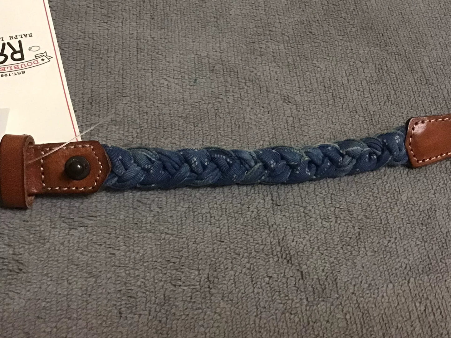 RRL Double RL Blue Dyed Wristband