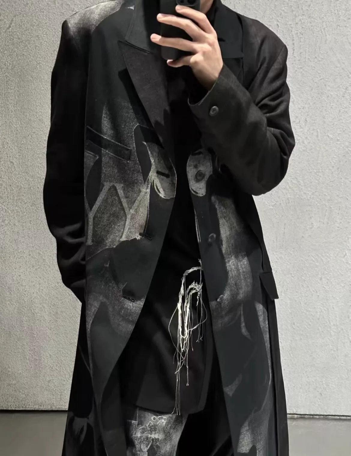 Yohji Yamamoto 2023 SS Linen Totem Coat