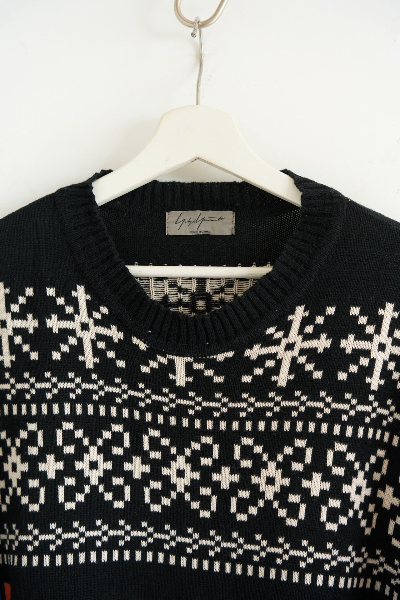 Yohji Yamamoto 16AW Fair Isle Sweater