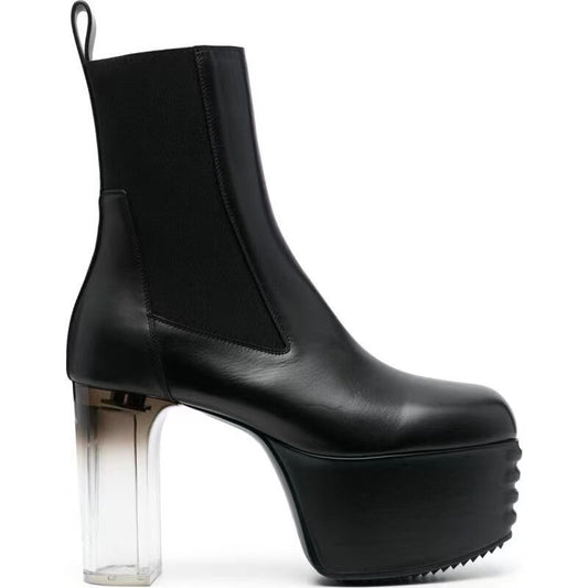Rick Owens Kiss Platform Ankle Boots