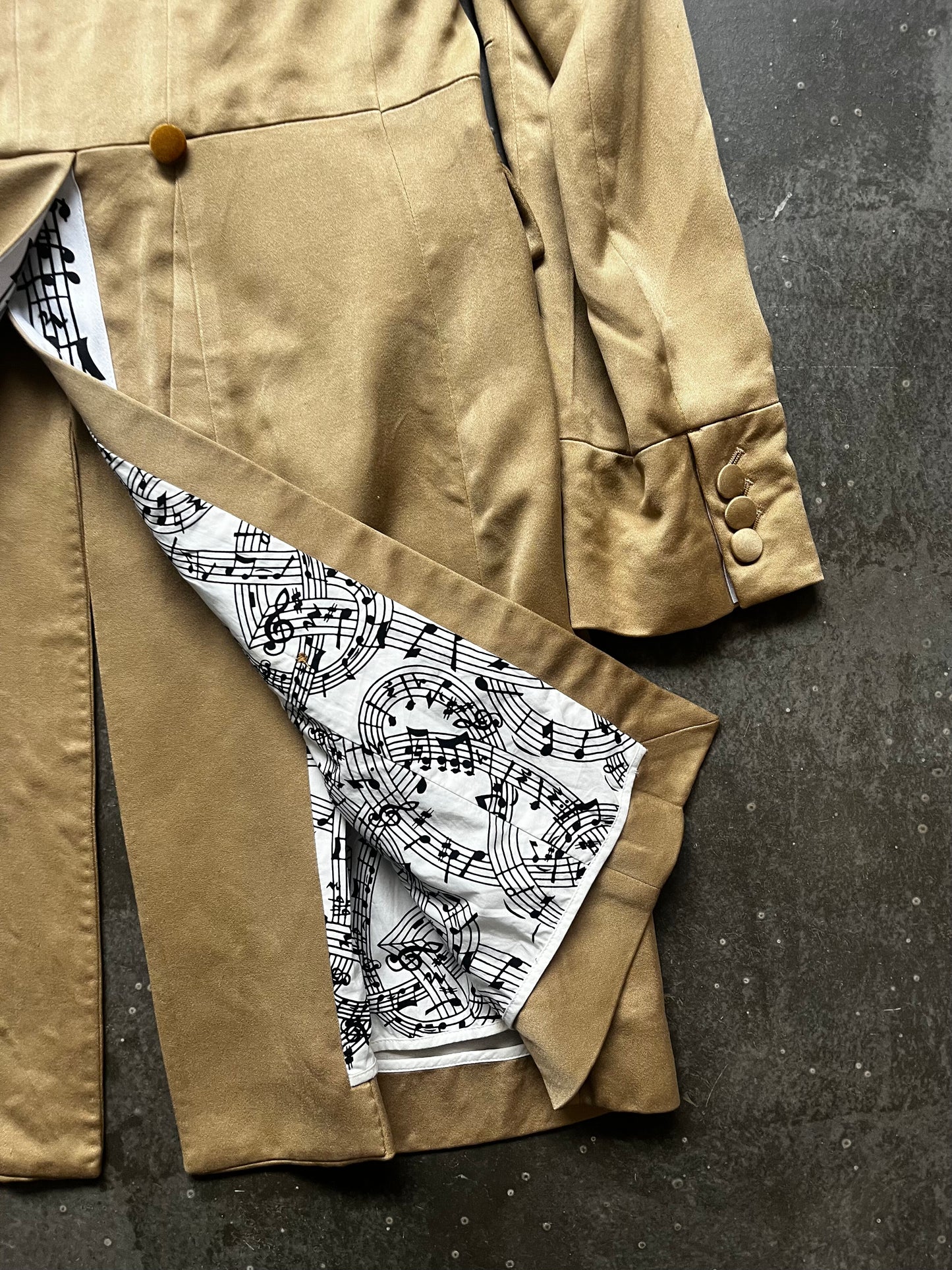 Number Nine 07SS Musical Note Coat