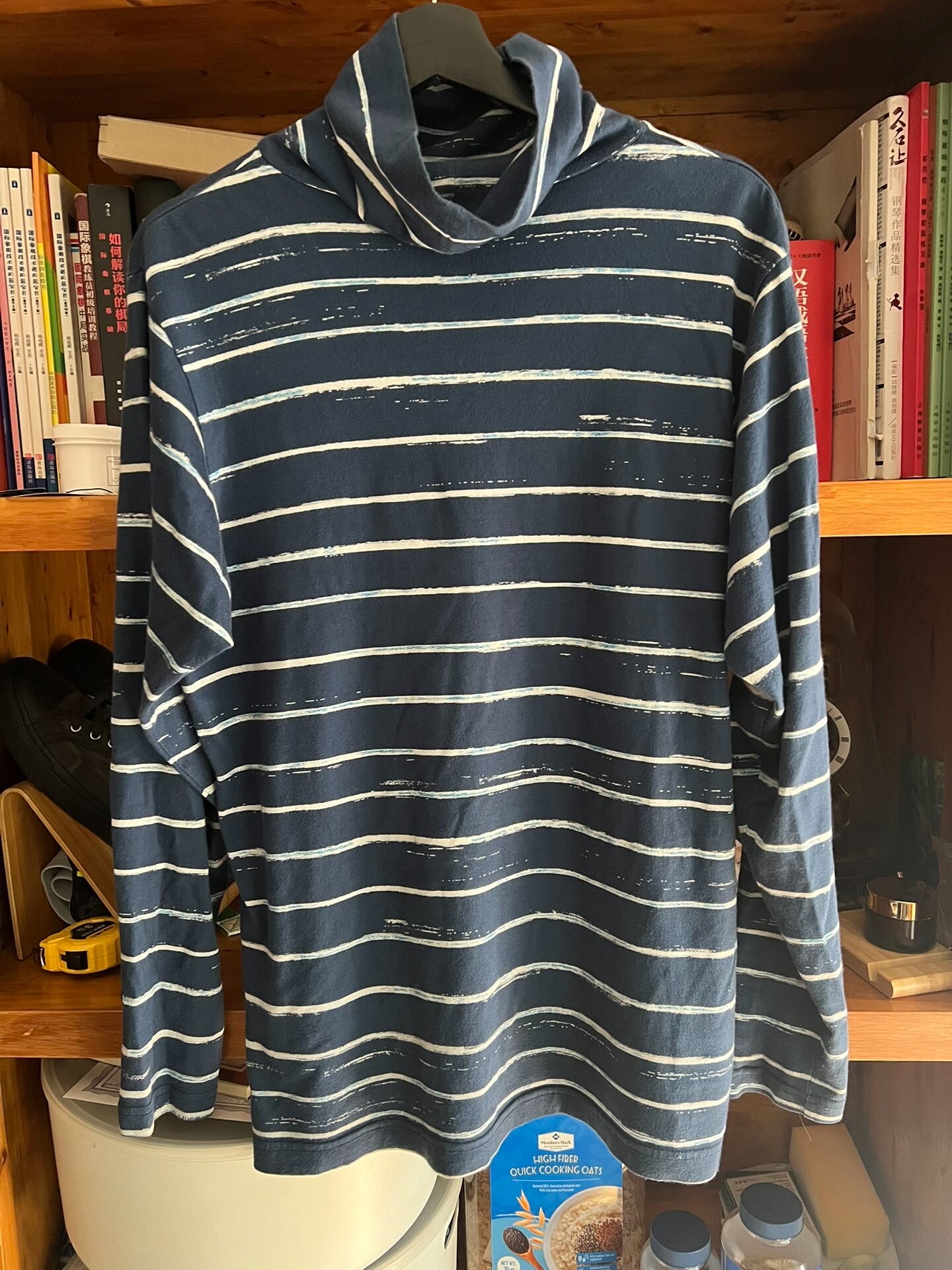 porter classic artist border turtleneck shirt