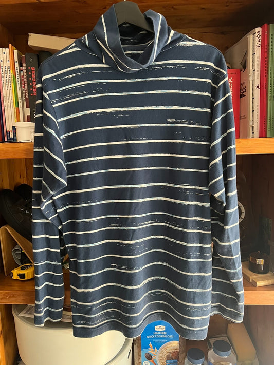 porter classic artist border turtleneck shirt