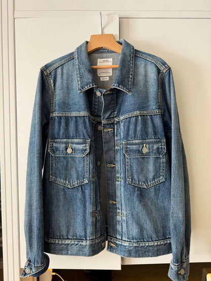 VISVIM SS 101 DMGD-1001 Washed Denim Jacket