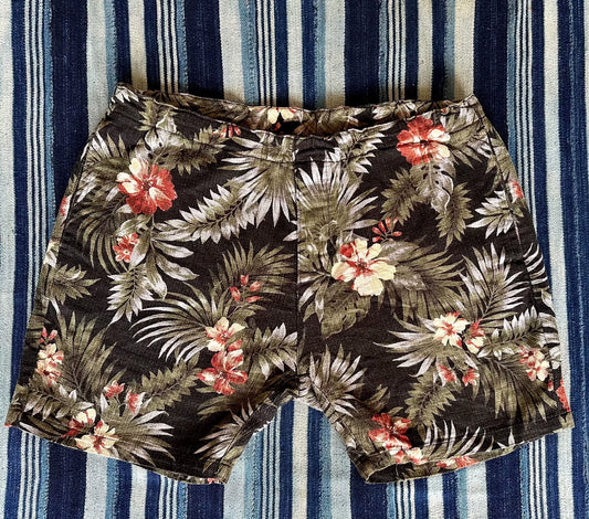 neighborhood aloha floral summer shorts