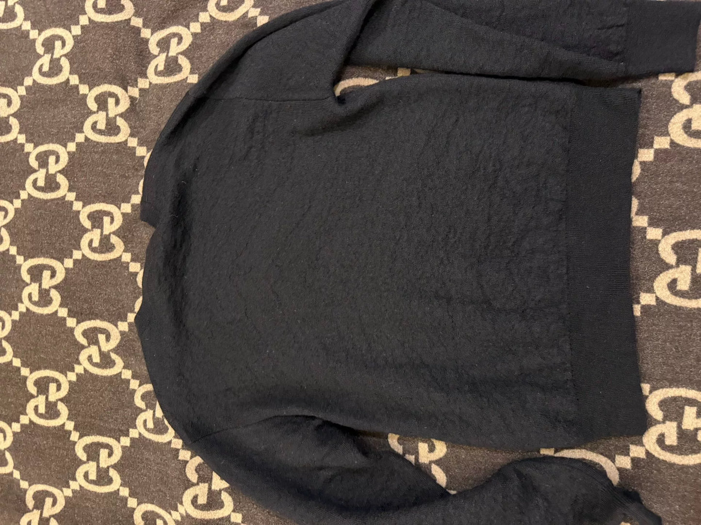 Saint Laurent Tiger Head Black Sweater